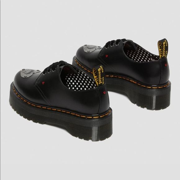 Dr. Martens 1461 BETTY BOOP LEATHER PLATFORM SHOES - Picture 7 of 15